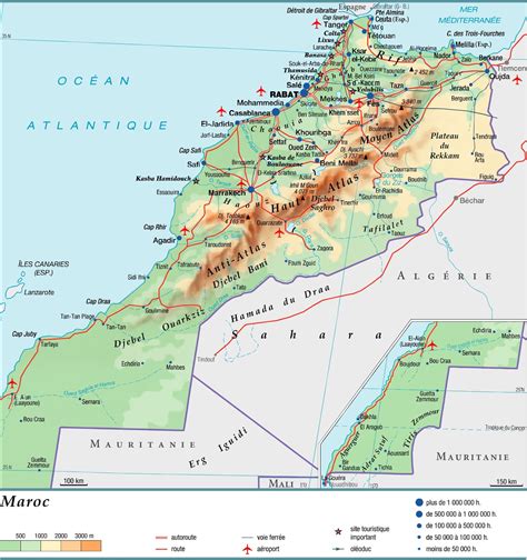 maroc carte carte.